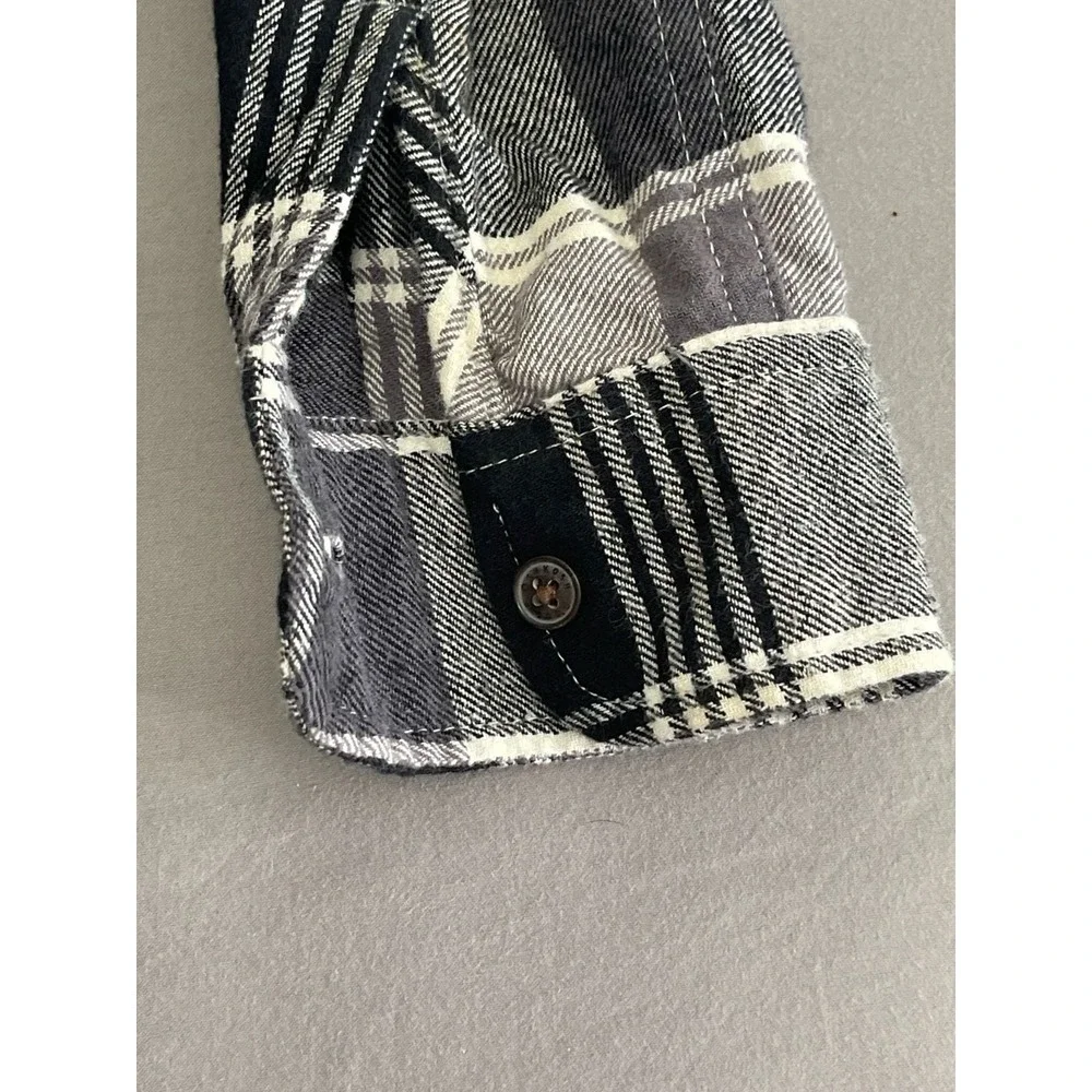 OshKosh B'gosh Boys Plaid Flannel Hooded Shirt